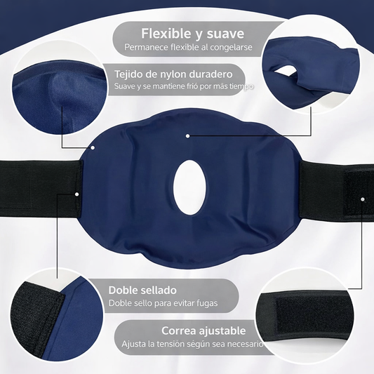 Rodillera de Gel Pro: Compresa de Frío Reutilizable para Recuperación y Alivio | Lobox
