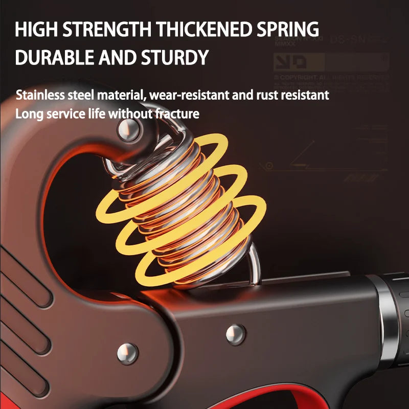 5-60/100/150Kg Grip Strength Gym Wrist Expander Hand Strengthener Adjustable Muscle Recovery Fitness Hand Strength Exercise