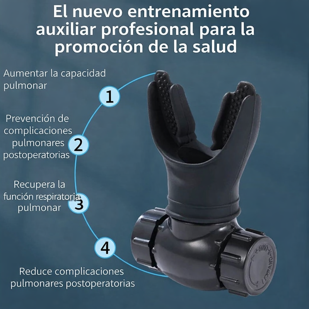 Entrenador Pulmonar de Resistencia: Mejora tu Capacidad y Rendimiento Cardio | Lobox