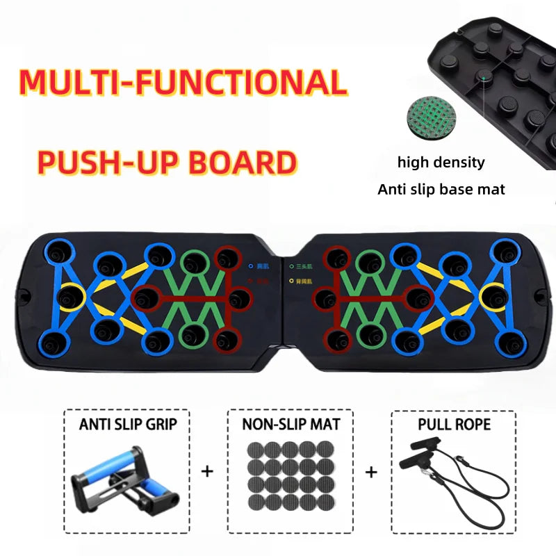 Tabla Push-Up Pro 14 en 1: Sistema de Entrenamiento Multifuncional | Lobox