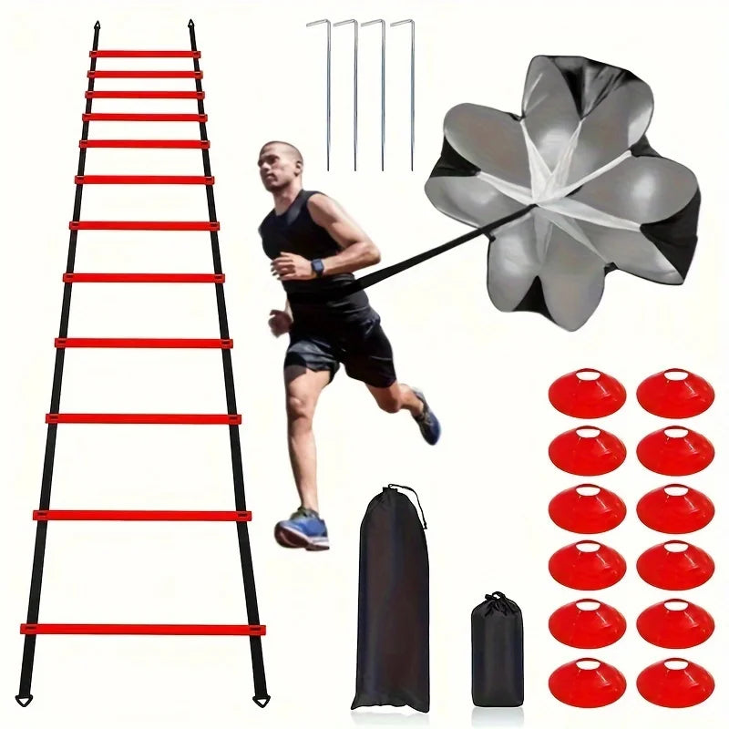 Kit de Entrenamiento Elite 5-en-1: Agilidad, Velocidad y Potencia | Lobo Prime