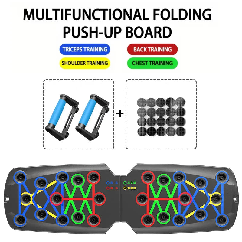 Tabla Push-Up Pro 14 en 1: Sistema de Entrenamiento Multifuncional | Lobox