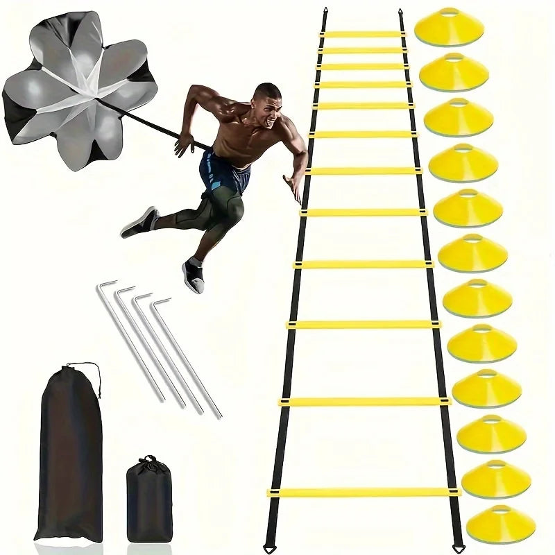 Kit de Entrenamiento Elite 5-en-1: Agilidad, Velocidad y Potencia | Lobo Prime
