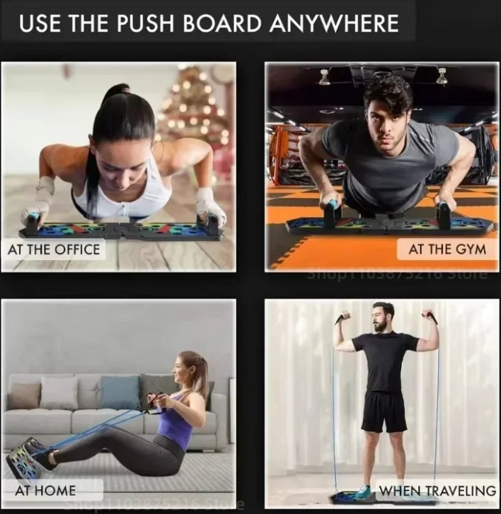 Tabla Push-Up Pro 14 en 1: Sistema de Entrenamiento Multifuncional | Lobox